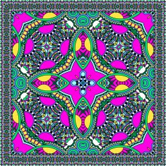 Traditional ornamental floral paisley bandanna You can use this N98