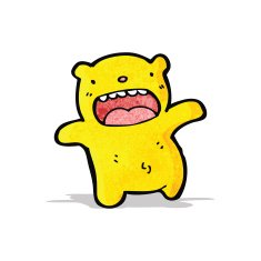 cartoon little teddy bear N33