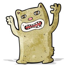 cartoon angry animal N2