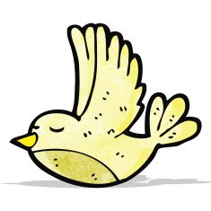 cute flying bird cartoon N7