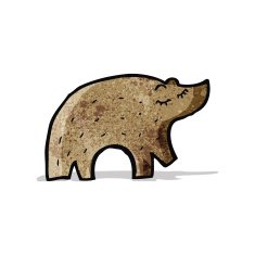 Cartoon Bear N173