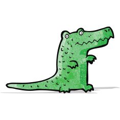 Cartoon Crocodile N127