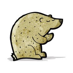 Cartoon Bear N174