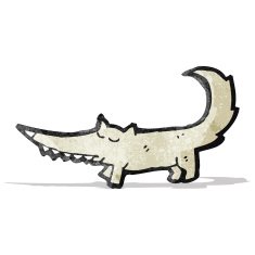 Cartoon Wolf N161