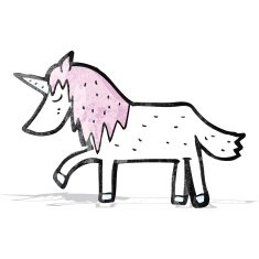 Cartoon Unicorn N76