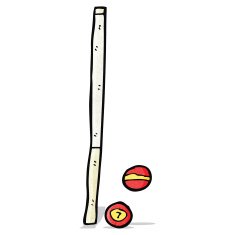 Pool Cue And Balls N3