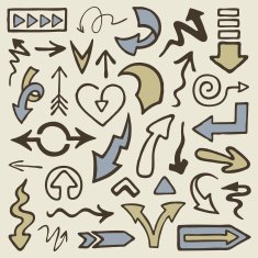 Doodle arrows N17