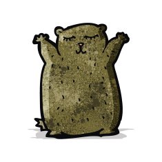 cartoon fat bear N2