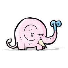 Cartoon Elephant N118