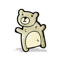 cartoon teddy bear N535