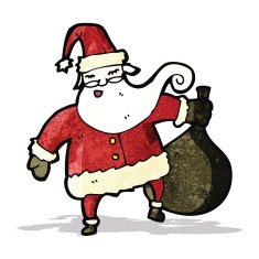 Cartoon Santa Claus N492