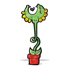 cartoon carnivorous plant N6