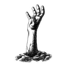 Zombie Hand Drawing