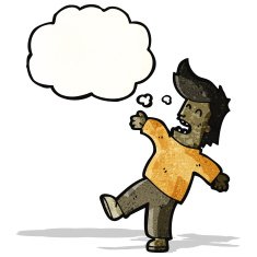 cartoon fainting man N2