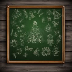 Hand Drawn Christmas Set N8