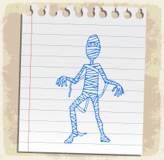 zombi halloween symbol cartoon illustration N2
