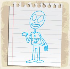 cartoon alien creature N8