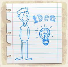Creative light bulb idea