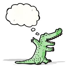 friendly alligator cartoon