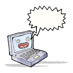 Cartoon Laptop Computer N33