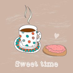 Cartoon hand drawn tasty food great for your design N5