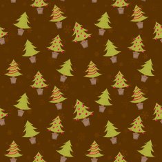Seamless pattern with Christmas trees N3