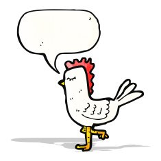 Cartoon Chicken N143