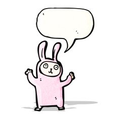 rabbit costume cartoon N4
