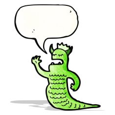 talking monster cartoon N4