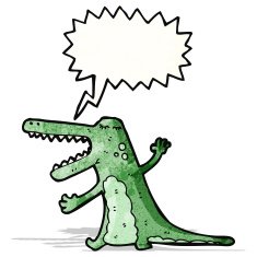 Cartoon Crocodile N131