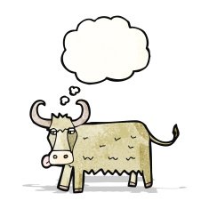 Cartoon Cow N137