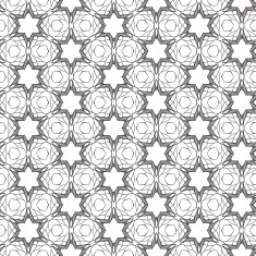 Seamless pattern with mosaic lace ornament N25