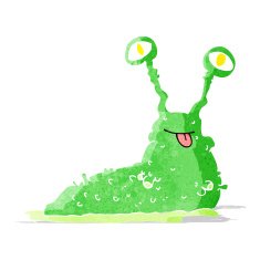 cartoon gross slug N24