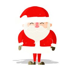 Cartoon Santa Claus N493