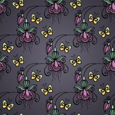 Seamless Floral Pattern (Vector) N39