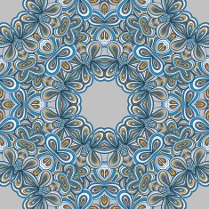 Abstract seamless hand-drawn pattern N64