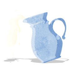 Cartoon Milk Jug N23