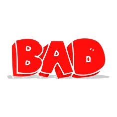 cartoon bad sign N15