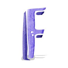 cartoon letter N281
