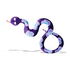 Cartoon Snake N303