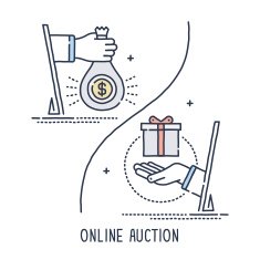 Online Auction Symbol