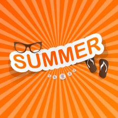 Word summer with beach N3