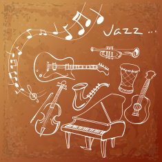 Jazz Instrument Background free image download