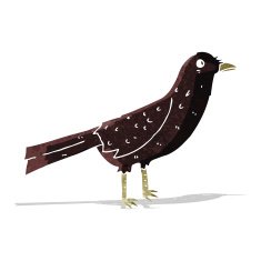 Cartoon Crow N55
