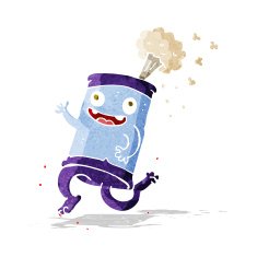 cartoon crazy soda can N9
