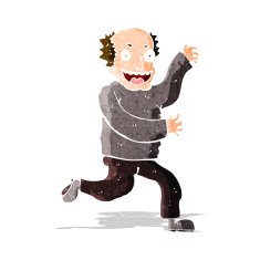 cartoon evil old man N28