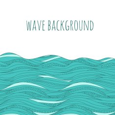 background with hand drawn waves N4