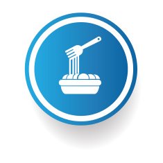 Noodle symbol vector