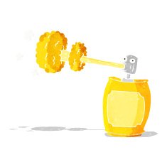 cartoon spray can N147