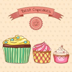 Beautiful card best cupcakes N2